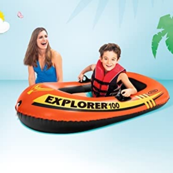 Intex Explorer 100 Inflatable Boat - Picture 2 of 6